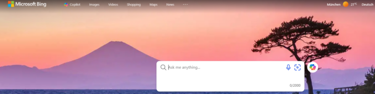 bing search bar